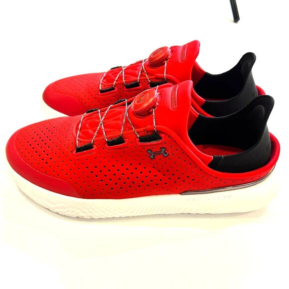 Under Armour Unisex Slip Speed Red Mesh Training Shoes - Picture 10 of 10